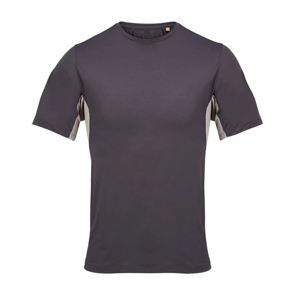 SOLS Unisex Adult Performance Storm T-Shirt / Dark Grey/Light Grey